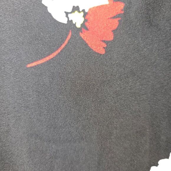 41 Hawthorn Freeman Split Neck Blouse XL | Black - Picture 3 of 7